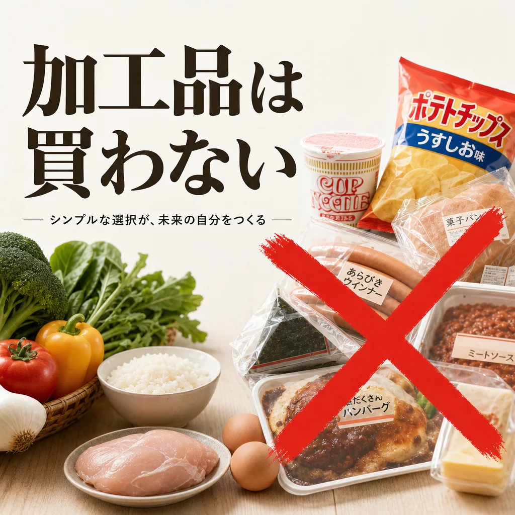 加工品は買わない