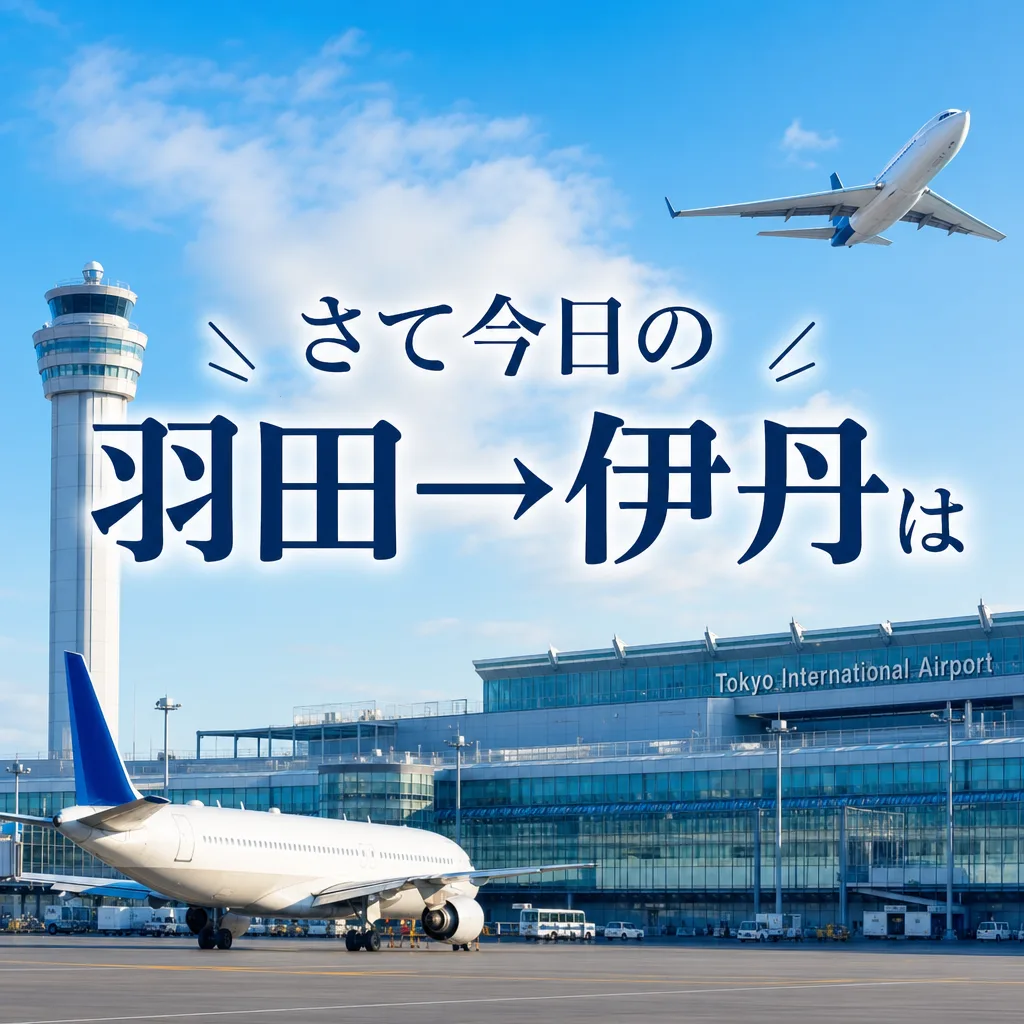 さて今日の羽田→伊丹は