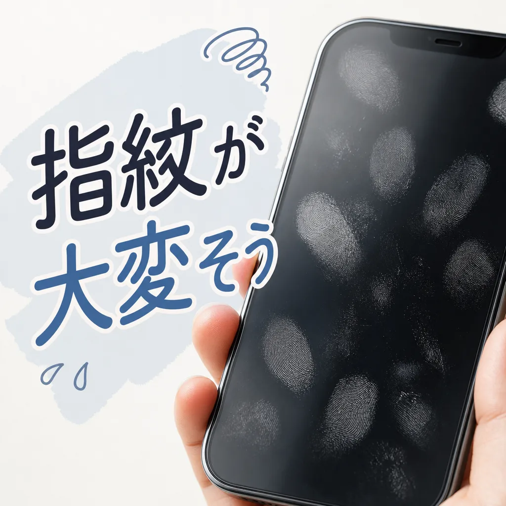 指紋が大変そう