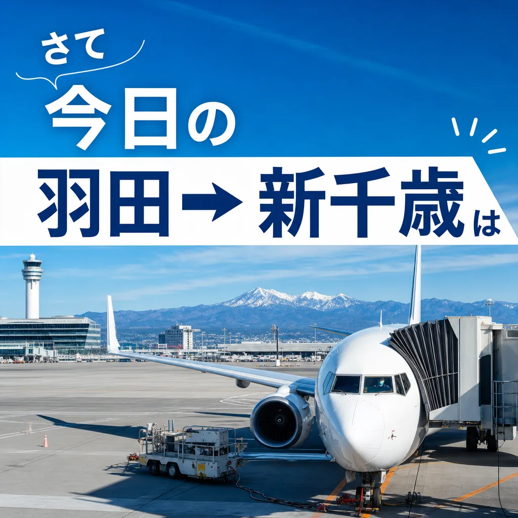 さて今日の羽田→新千歳は