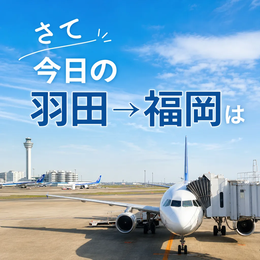 さて今日の羽田→福岡は