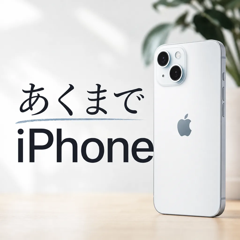 あくまでiPhone