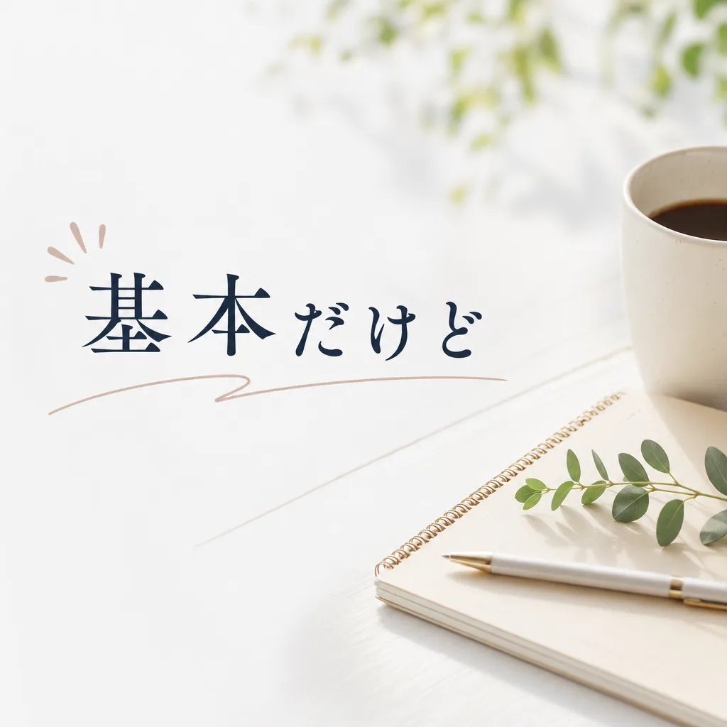 基本だけど