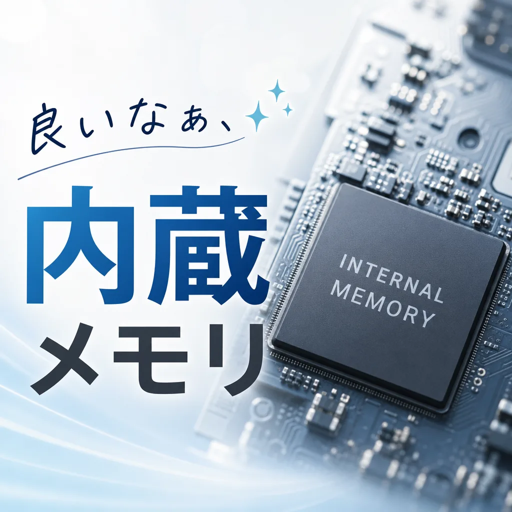 良いなぁ、内蔵メモリ