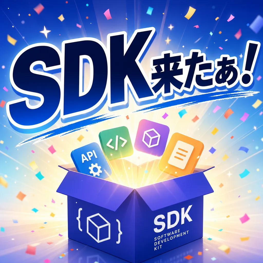 SDK来たぁ!