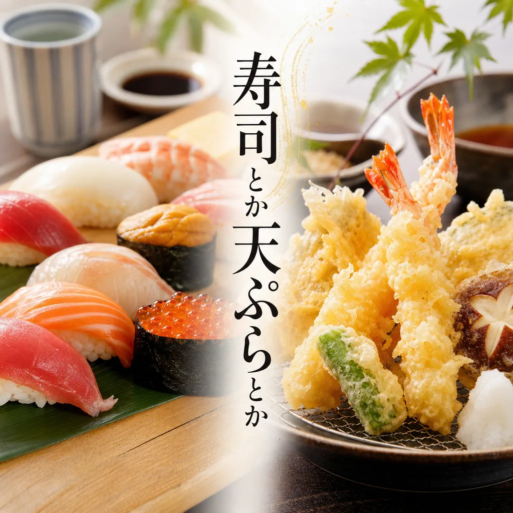 寿司とか天ぷらとか
