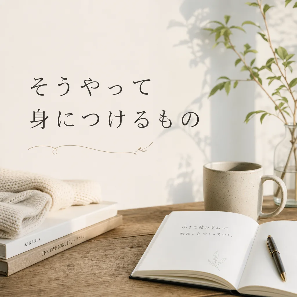 そうやって身につけるもの