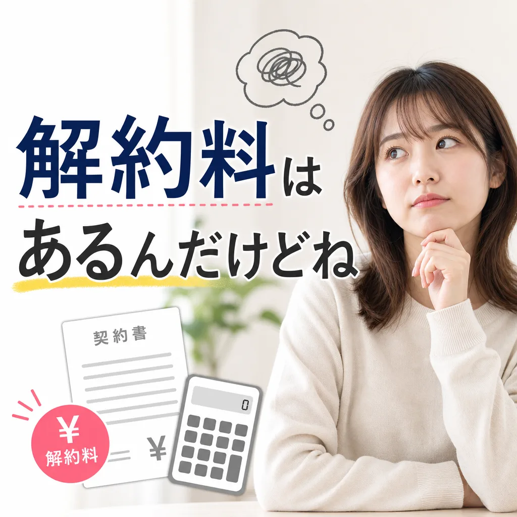 解約料はあるんだけどね