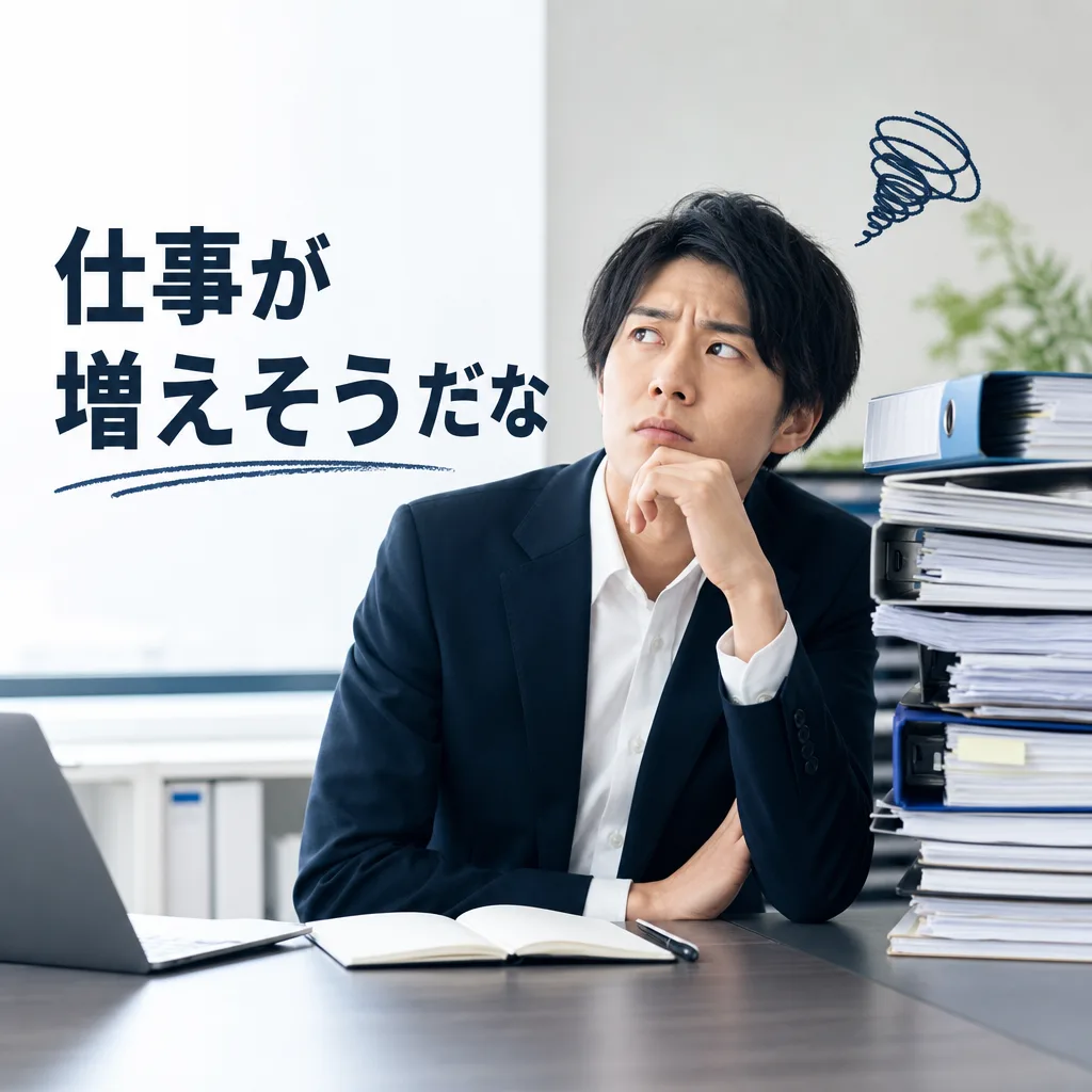 仕事が増えそうだな