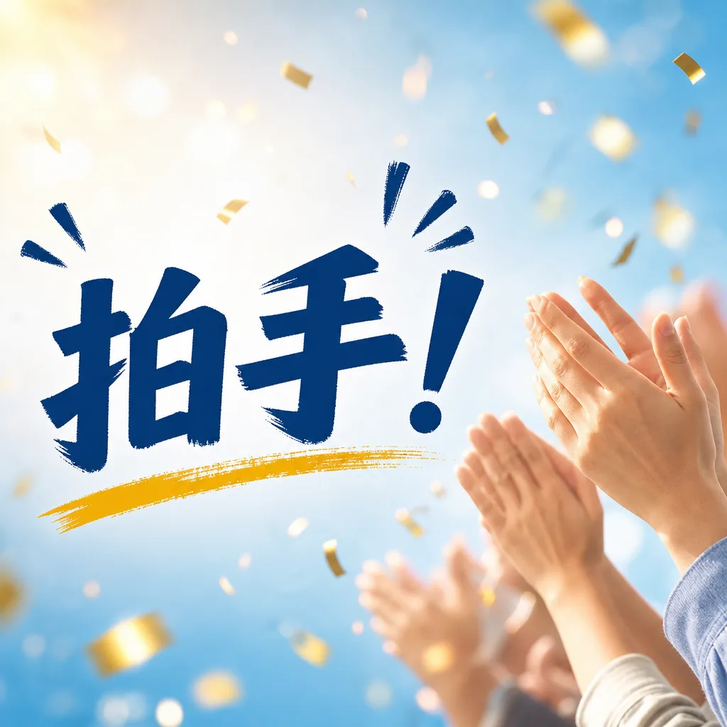 拍手！