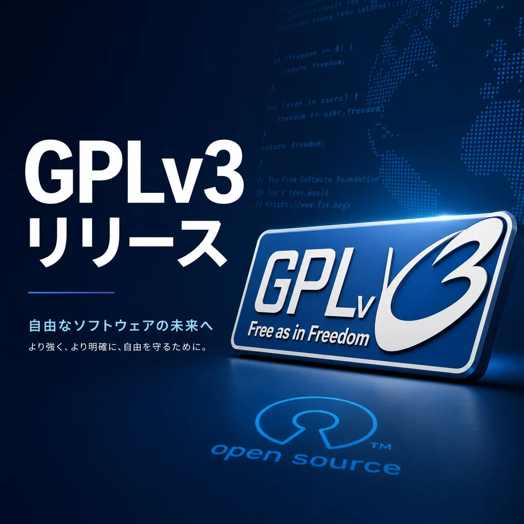 GPLv3リリース