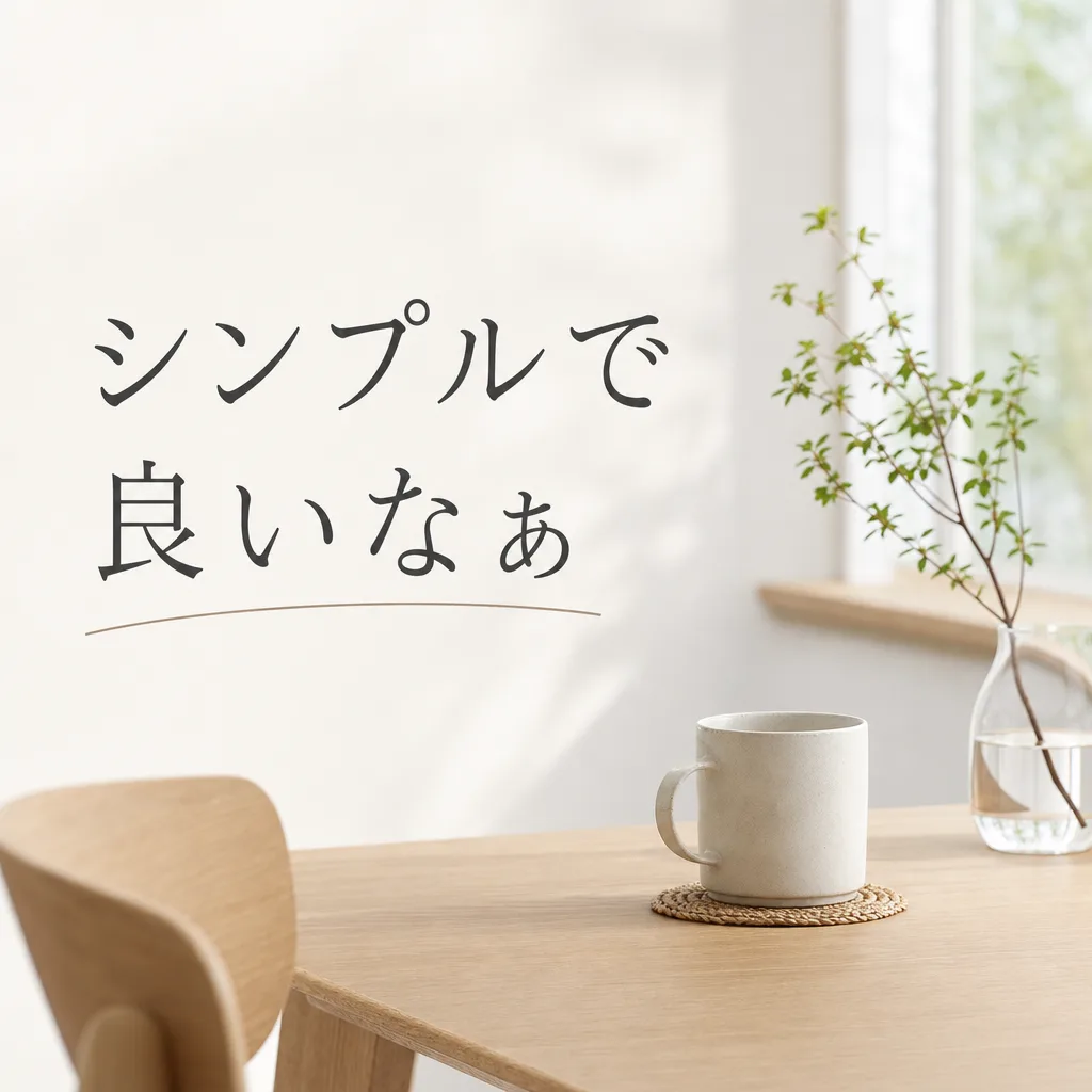 シンプルで良いなぁ