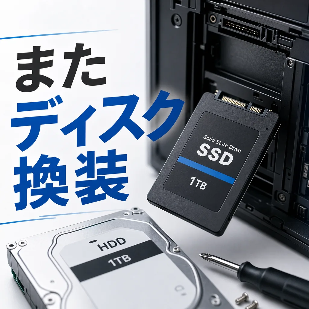 またディスク換装