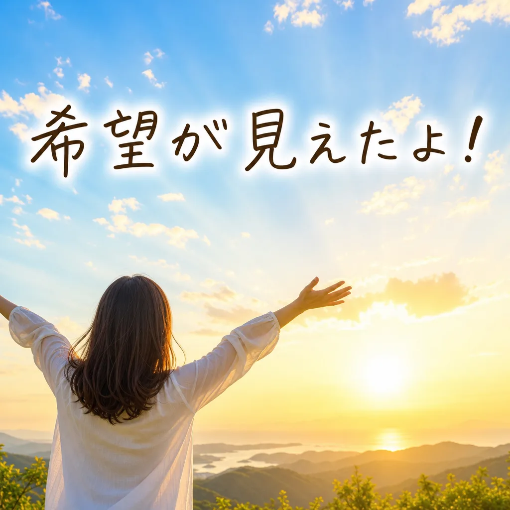 希望が見えたよ!