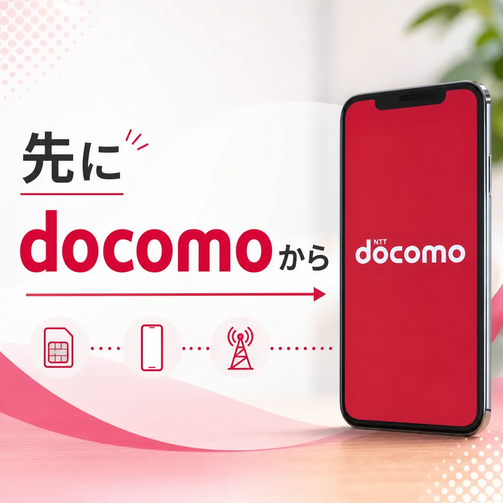 先にdocomoから