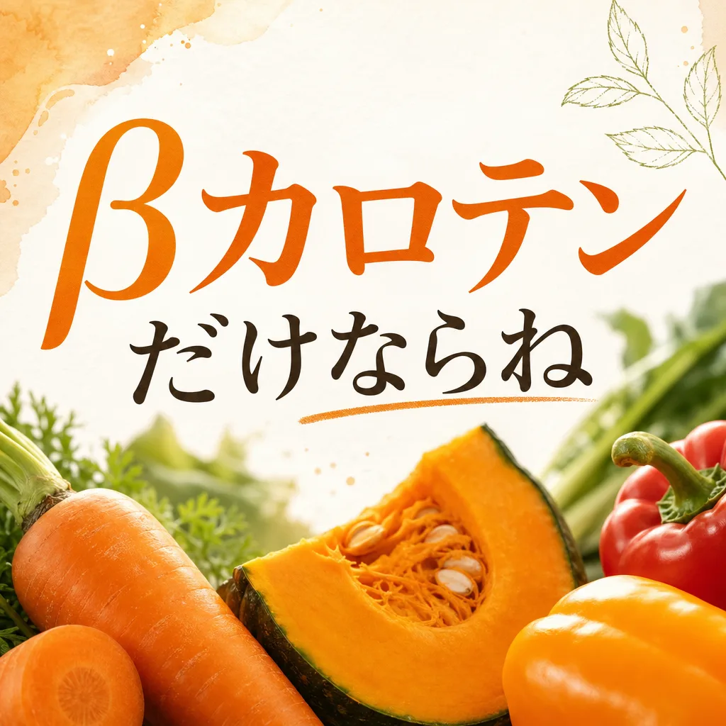 βカロテンだけならね