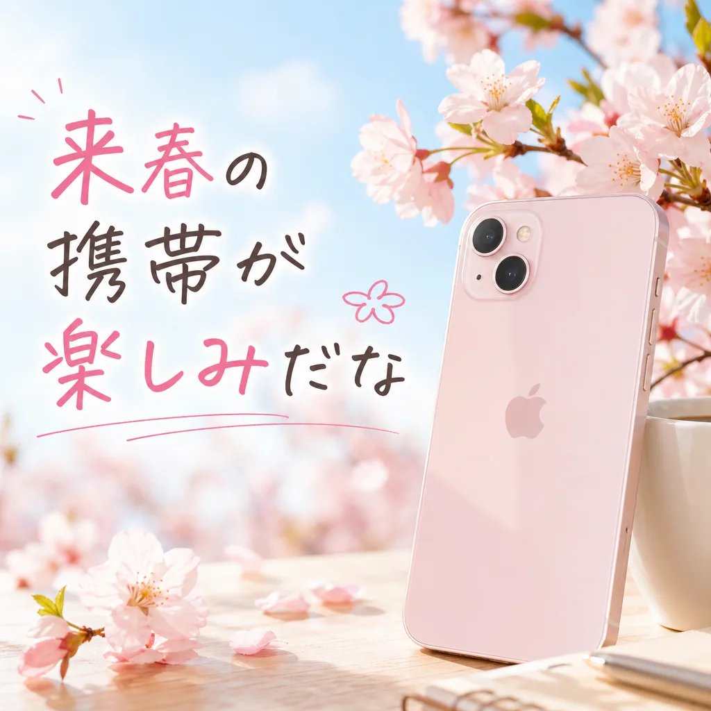 来春の携帯が楽しみだな