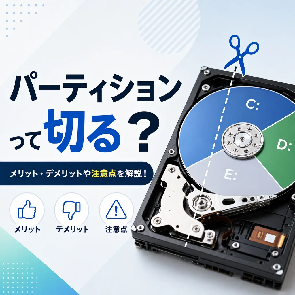 パーティションって切る？
