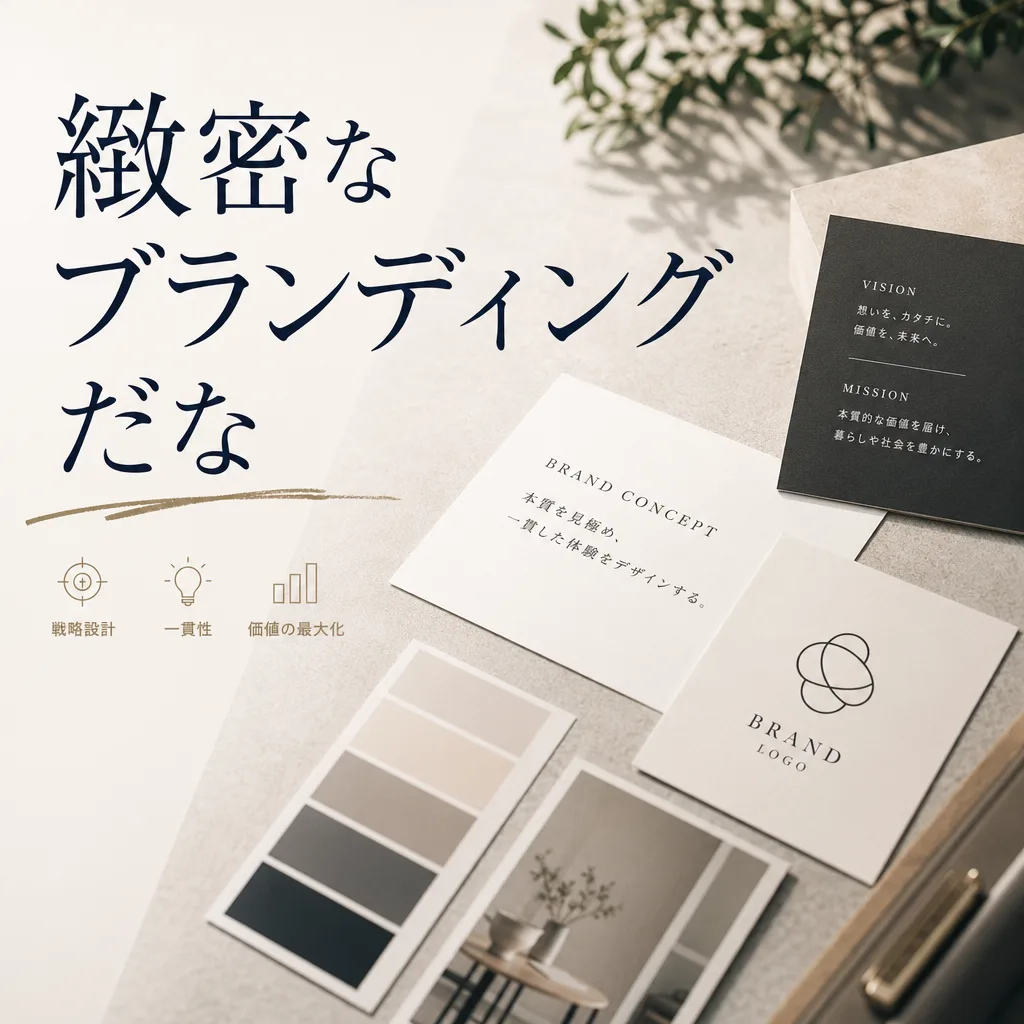 緻密なブランディングだな