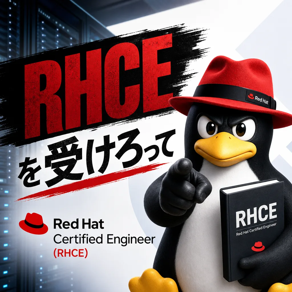RHCEを受けろって