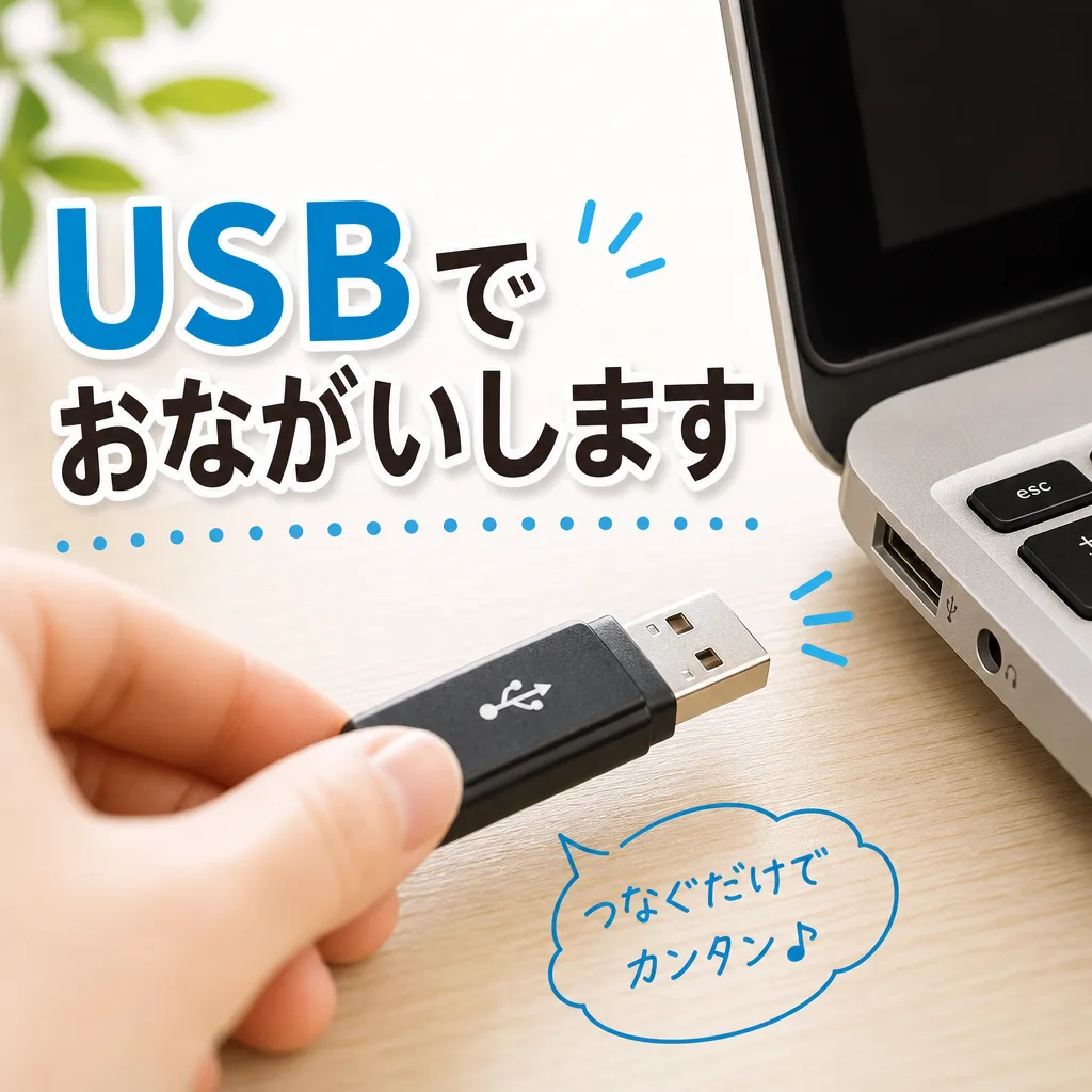 USBでおながいします
