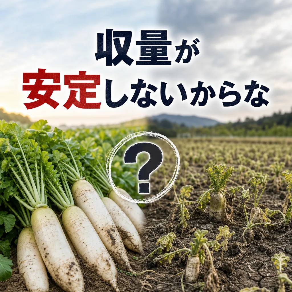収量が安定しないからな