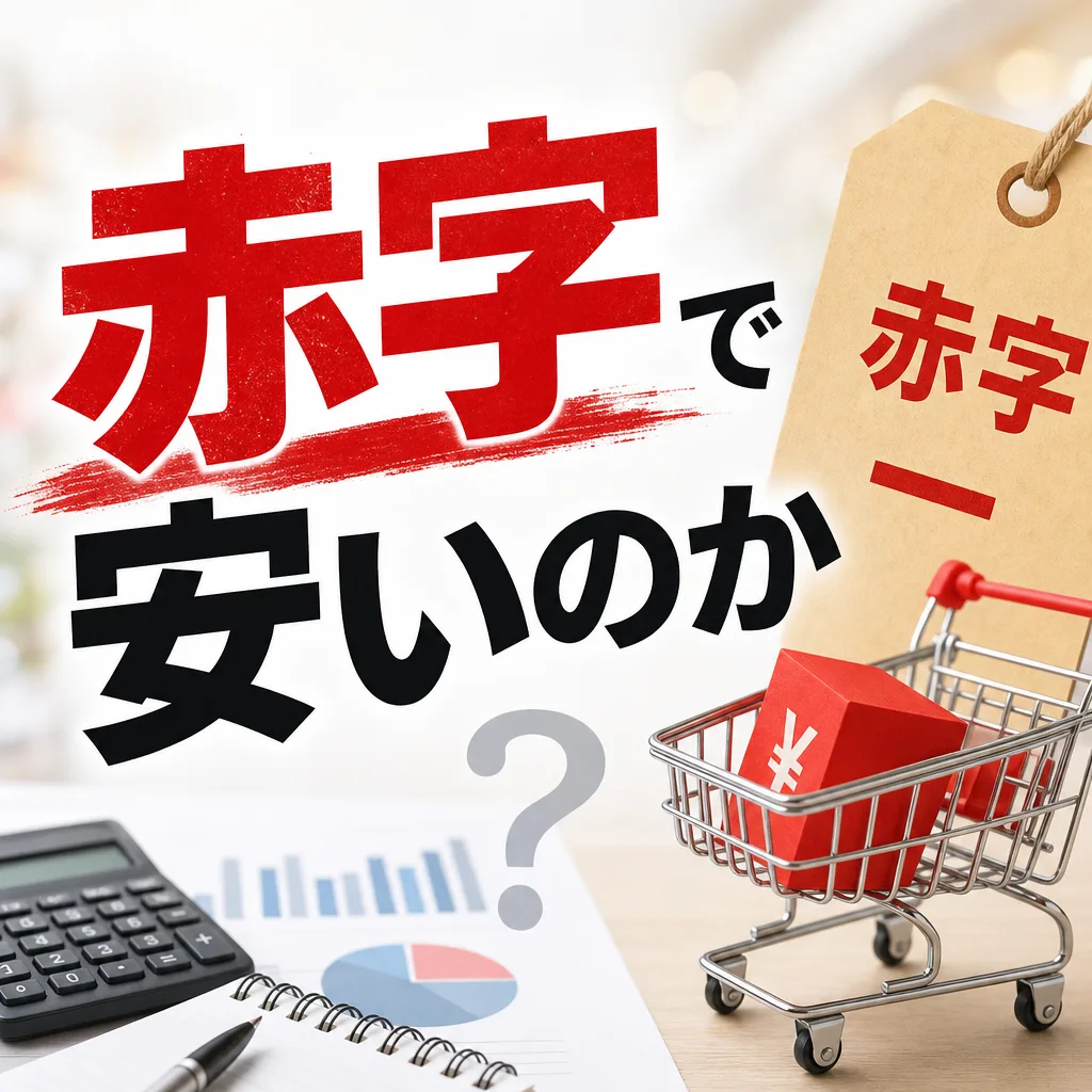 赤字で安いのか