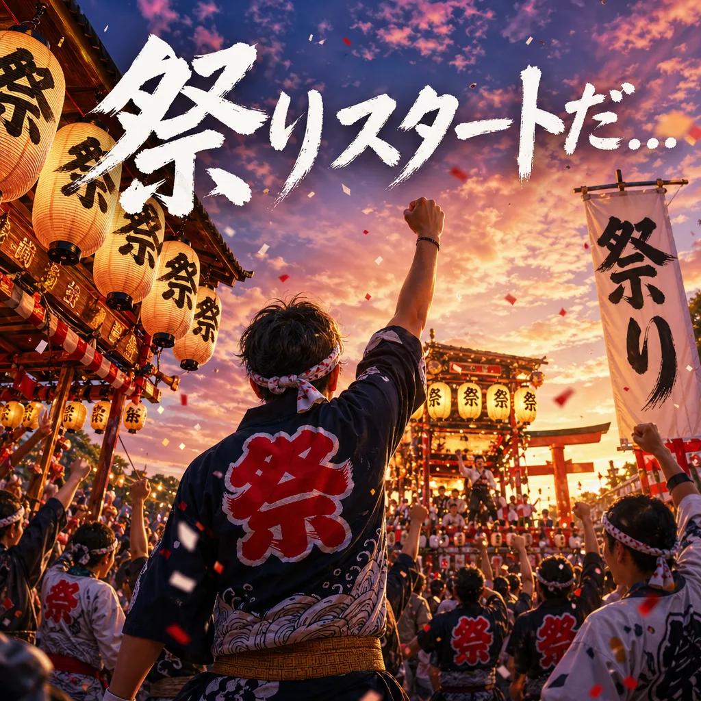 祭りスタートだ...