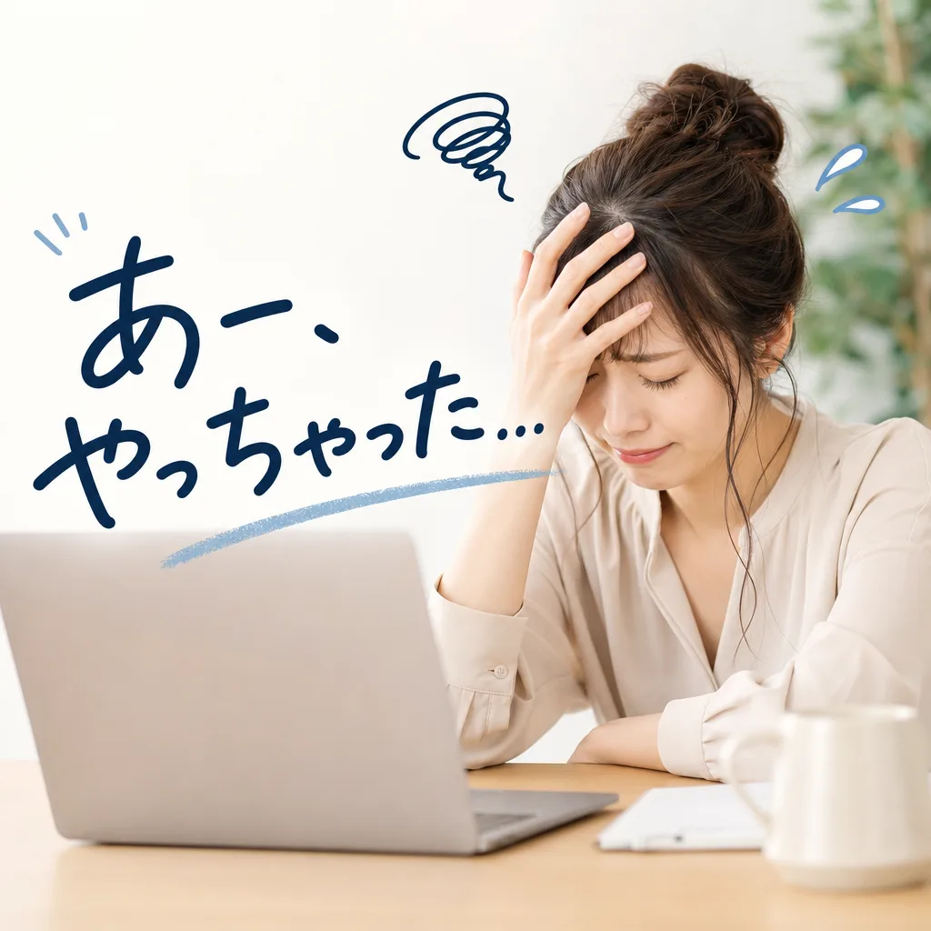 あー、やっちゃった...
