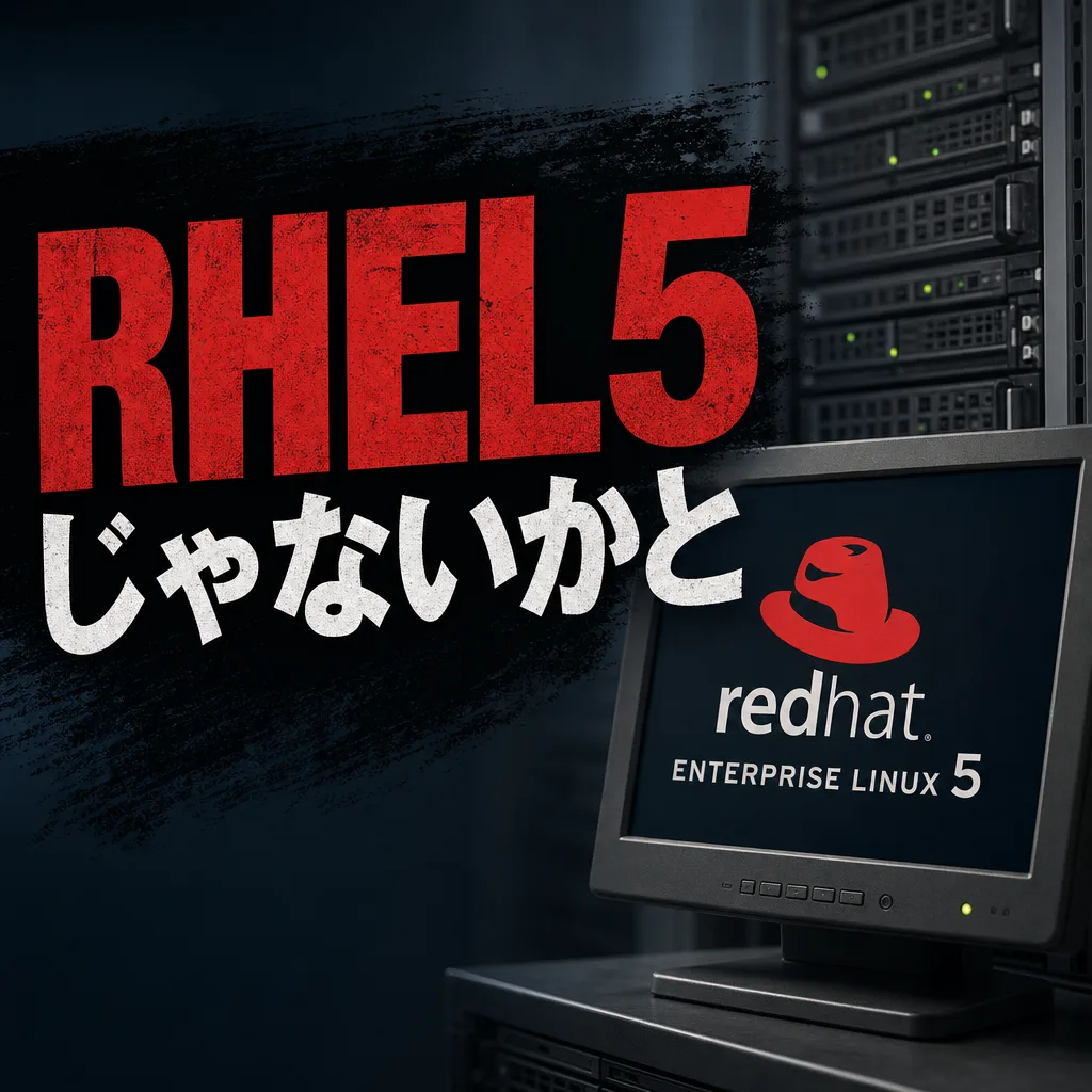 RHEL5じゃないかと