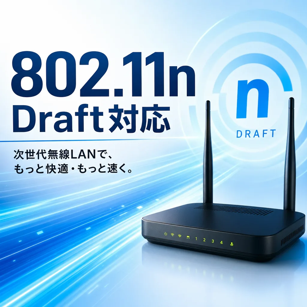 802.11n Draft対応