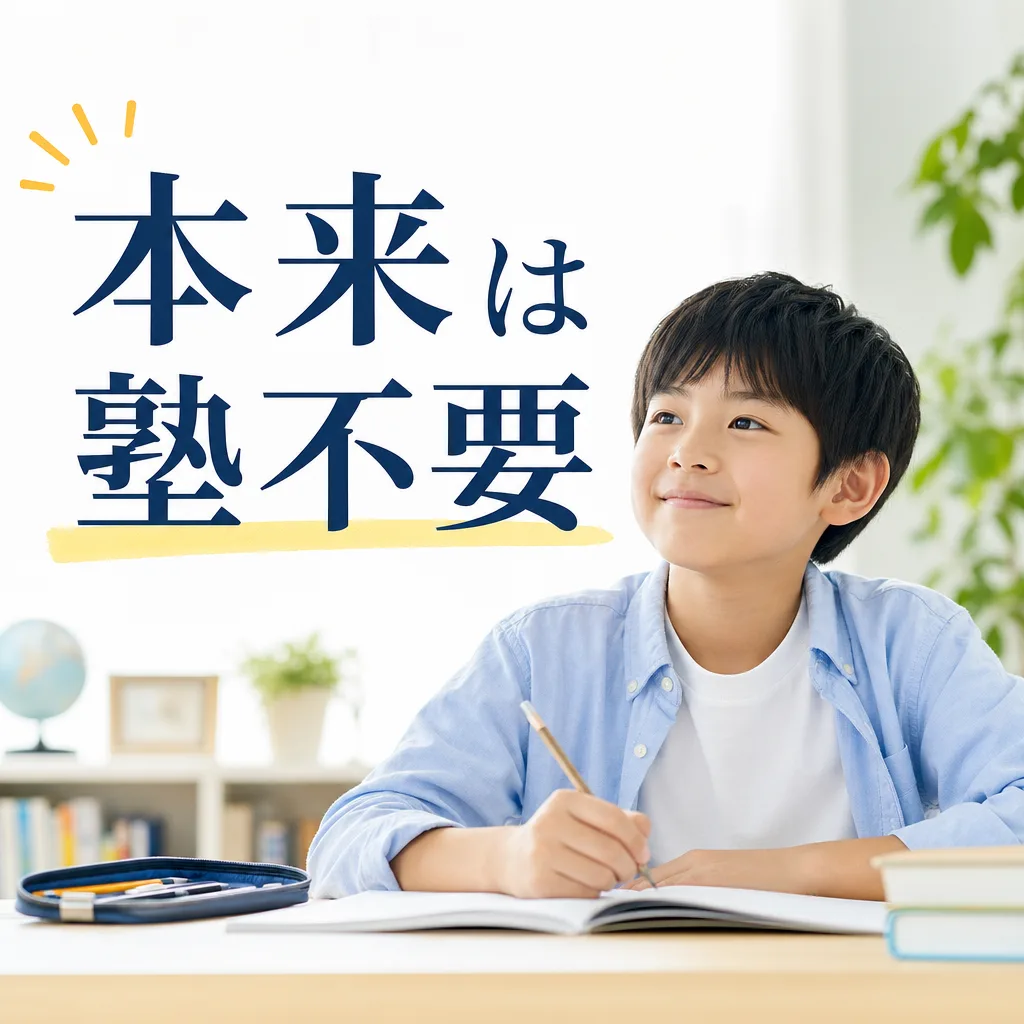 本来は塾不要