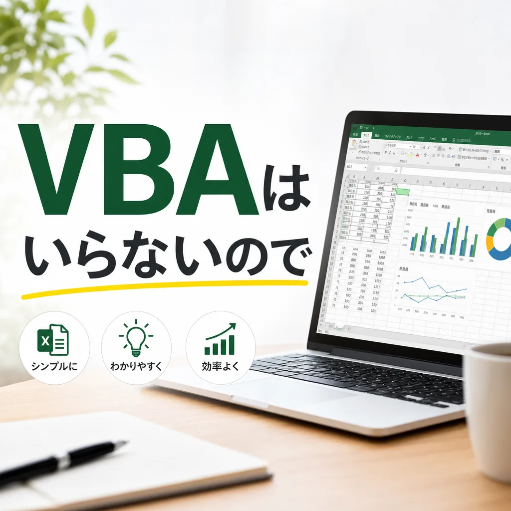 VBAはいらないので