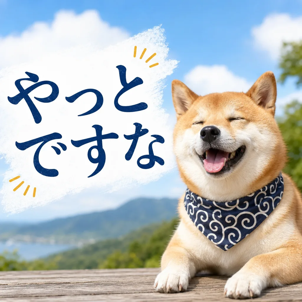 やっとですな