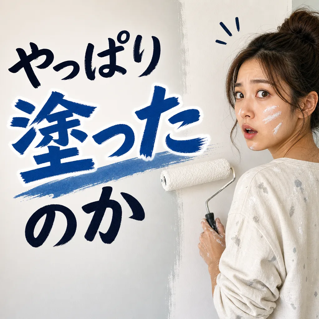 やっぱり塗ったのか