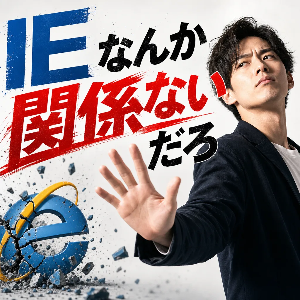 IEなんか関係ないだろ