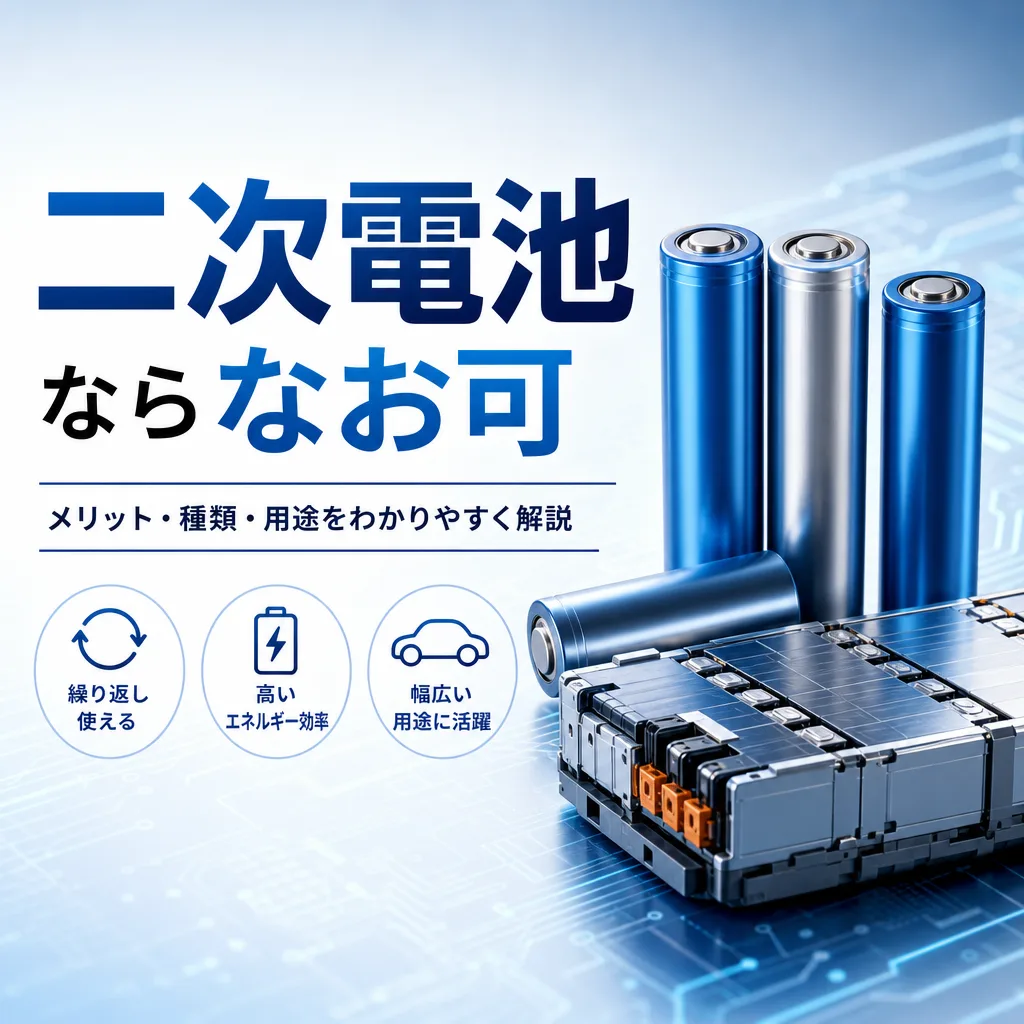 二次電池ならなお可