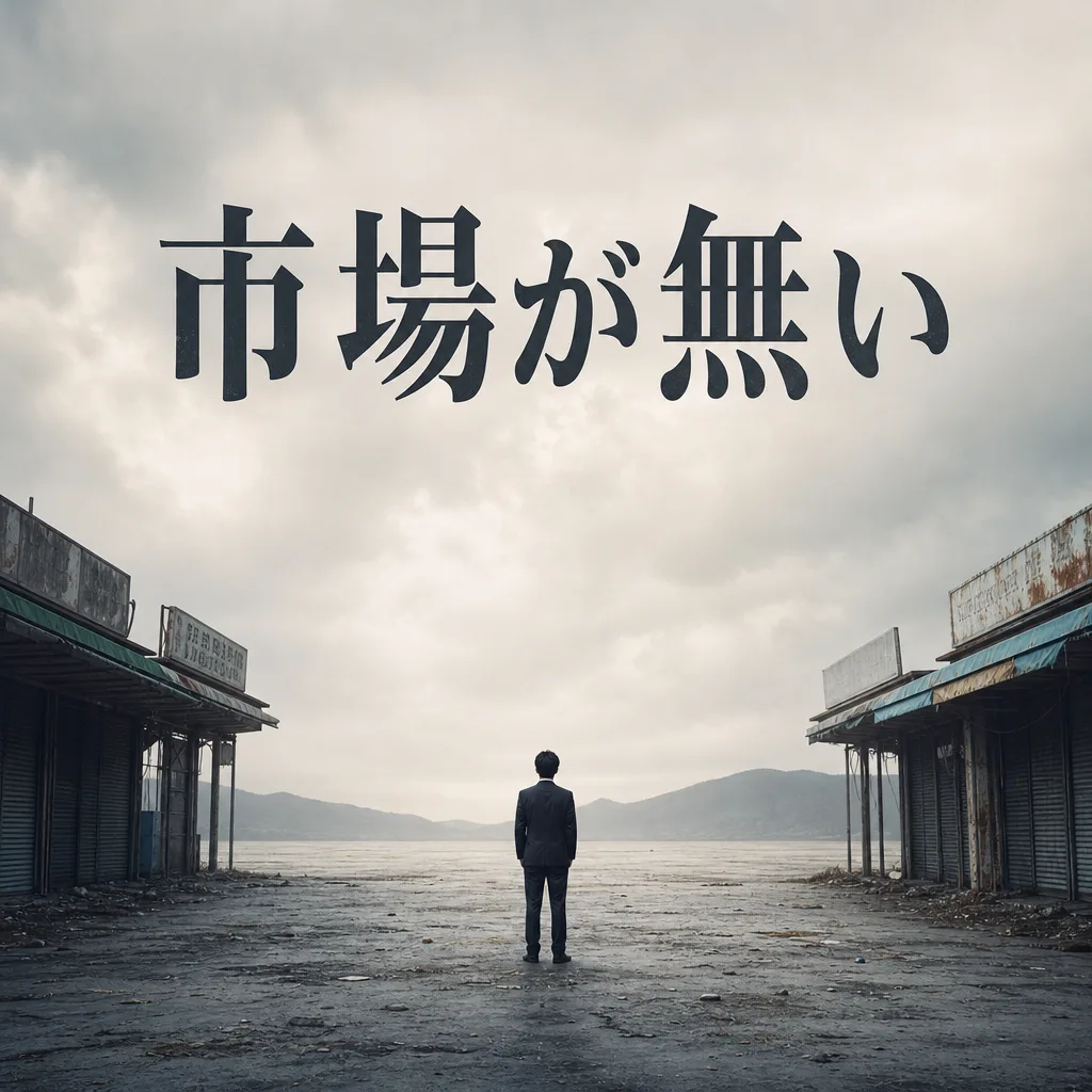市場が無い