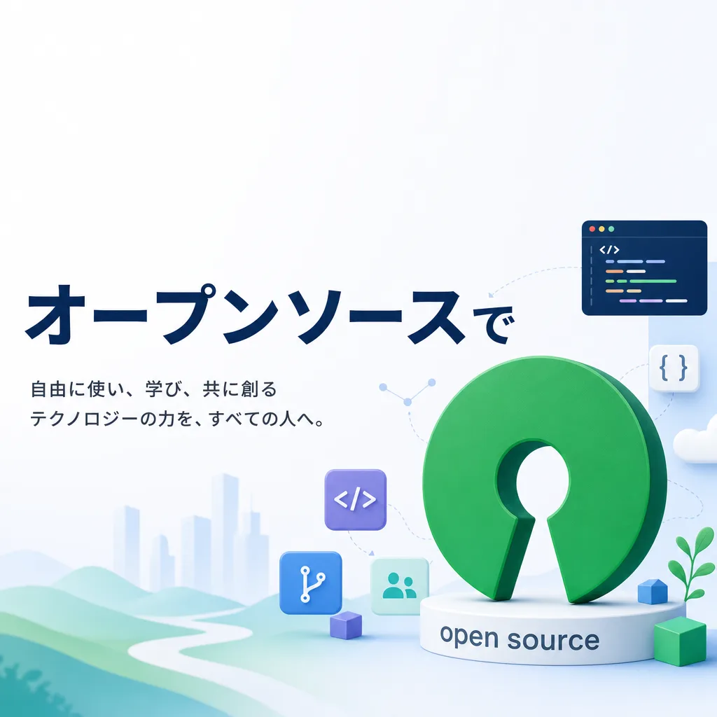 オープンソースで