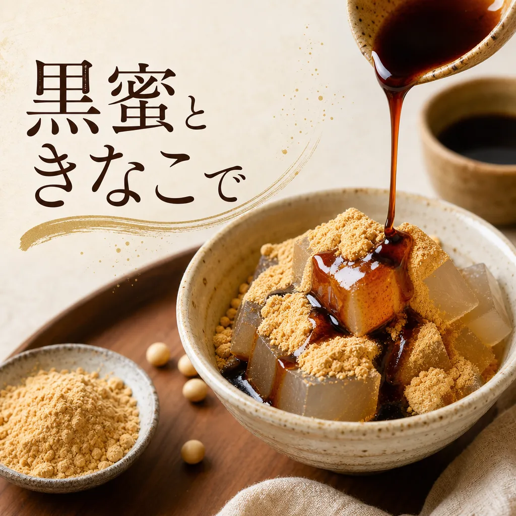 黒蜜ときなこで