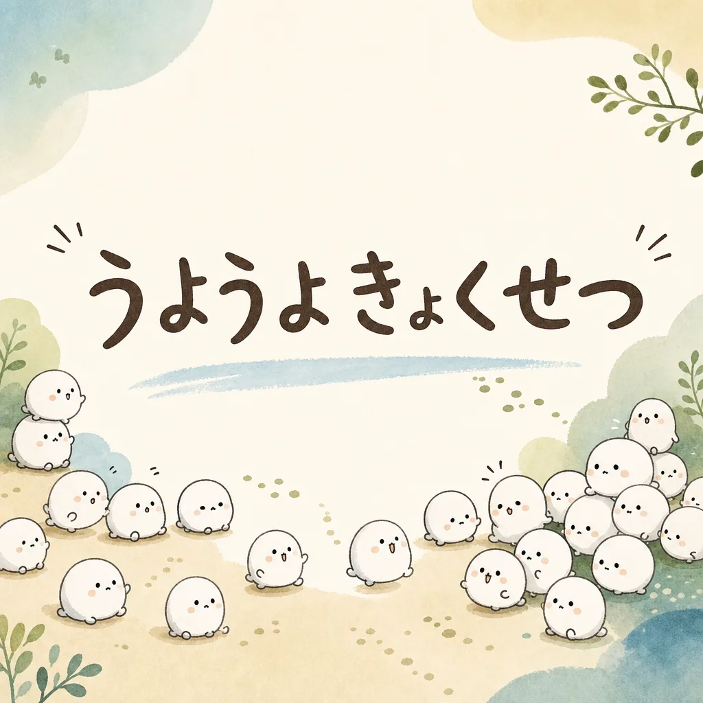 うようよきょくせつ