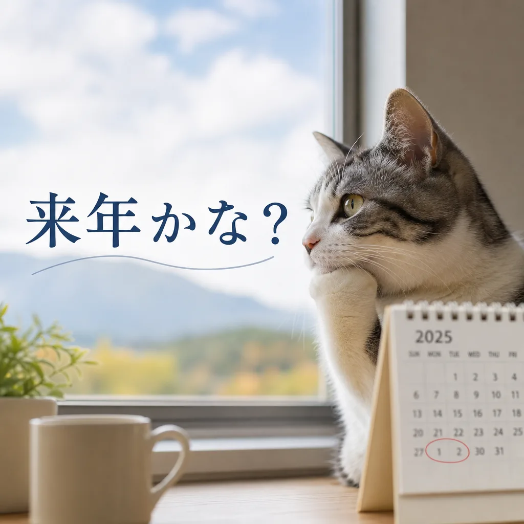 来年かな？