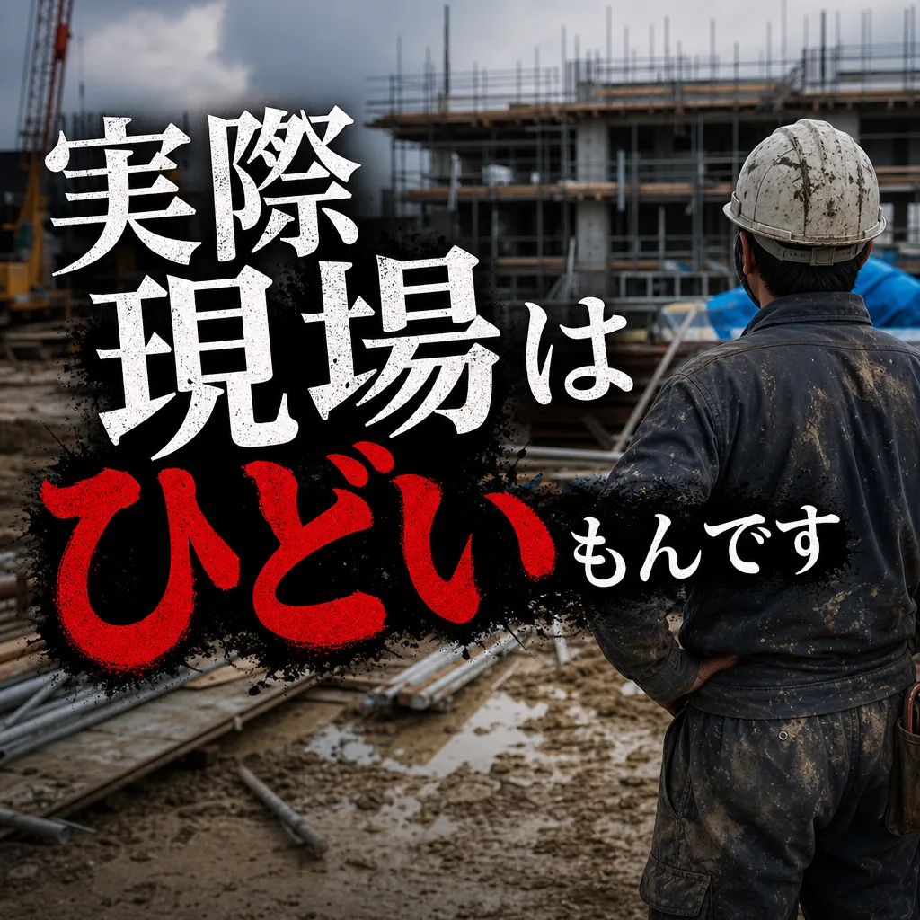 実際現場はひどいもんです