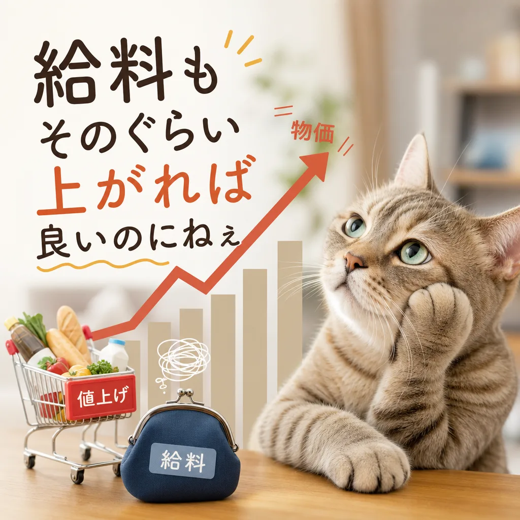給料もそのぐらい上がれば良いのにねぇ