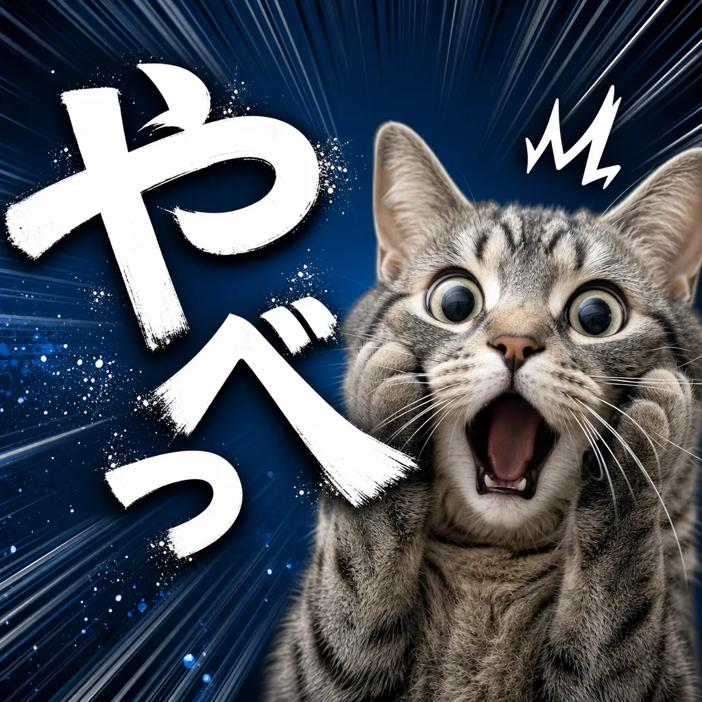 やべっ