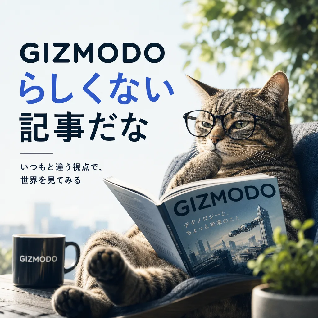 Gizmodoらしくない記事だな