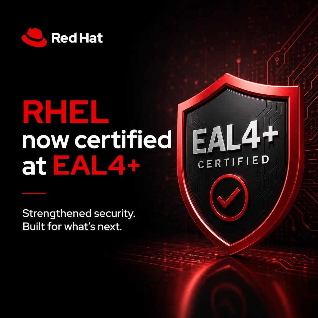 RHEL now certified at EAL4+