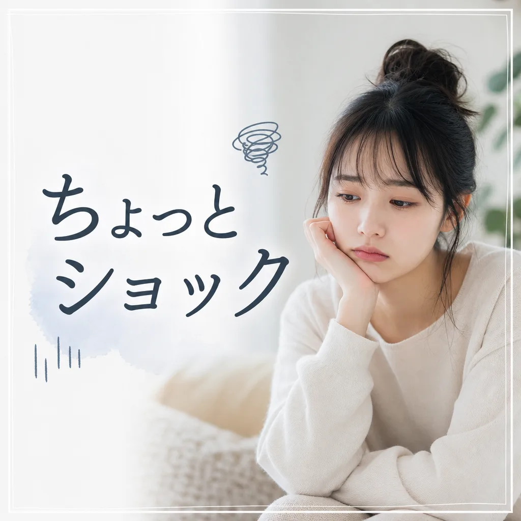 ちょっとショック