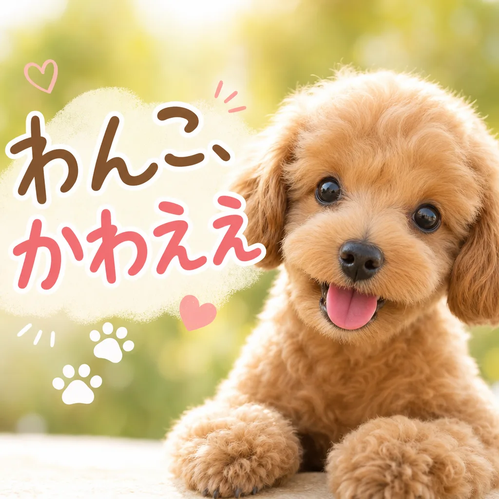 わんこ、かわええ