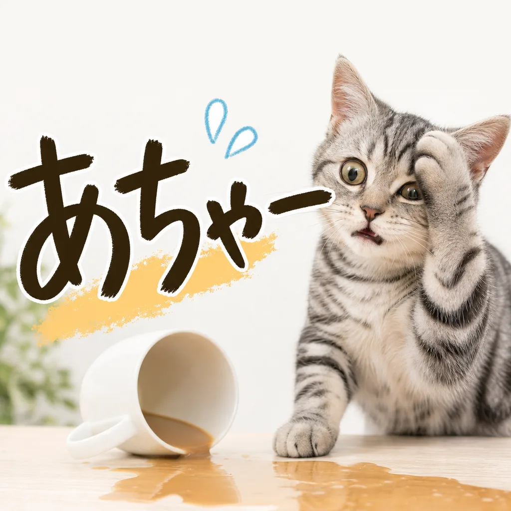 あちゃー